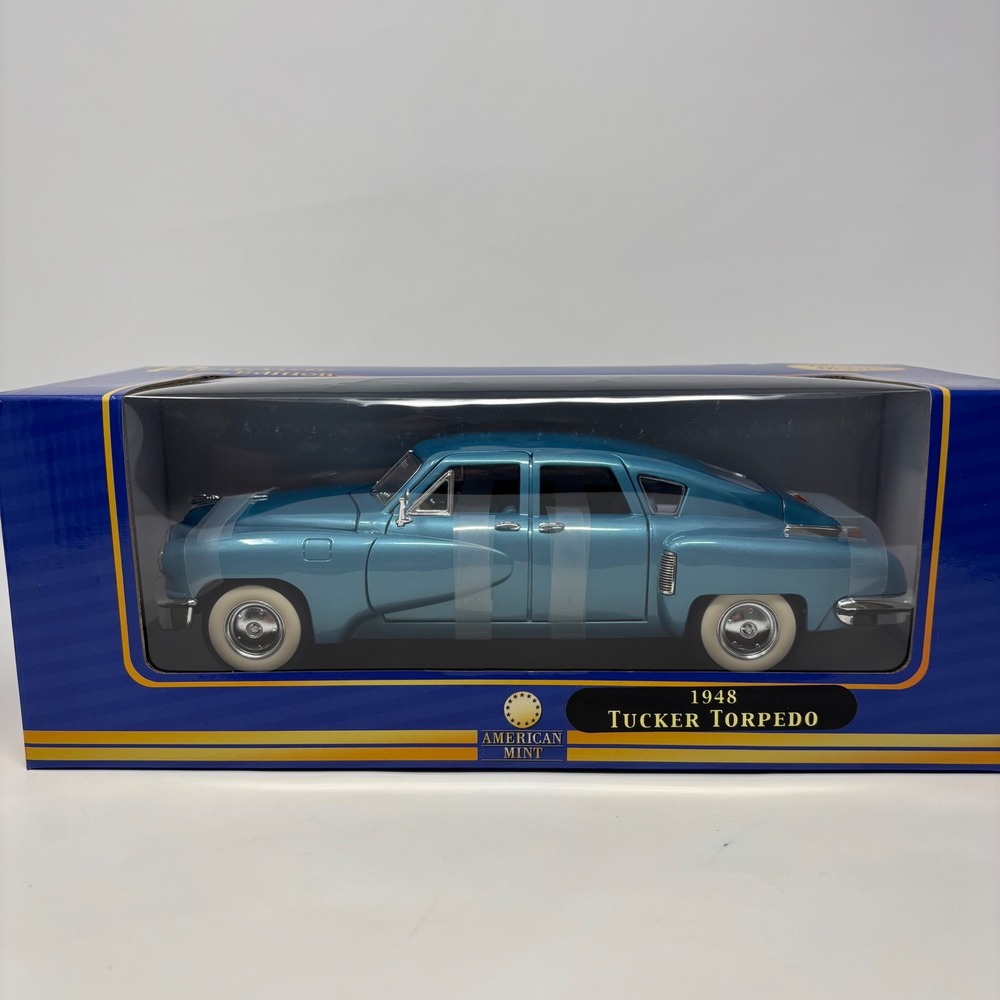 1948 Tucker Torpedo 1:18 Blue American Mint Premium Edition Diecast Vintage